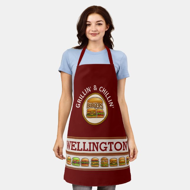 Burger Boss All-Over Print Apron (Worn)