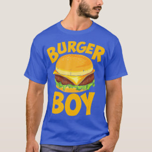 Burger Boy loves Cheeseburger and Hamburger T-Shirt
