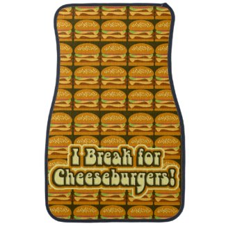 Burger Break Funny Cheeseburger Themed Motto