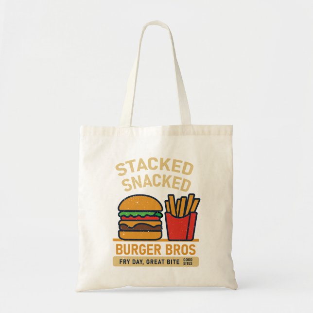 Burger Bros Tote Bag (Front)