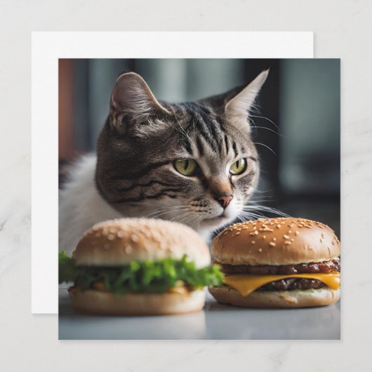 Burger Buddy- cat art (Front/Back)