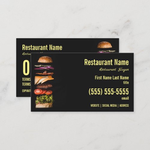 Burger Business Card