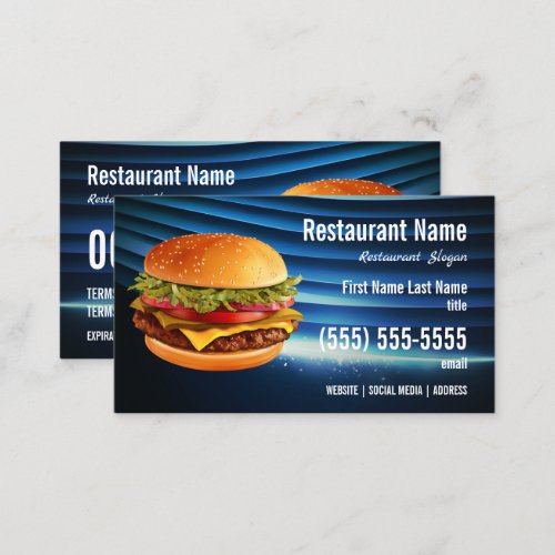 Burger Business Card