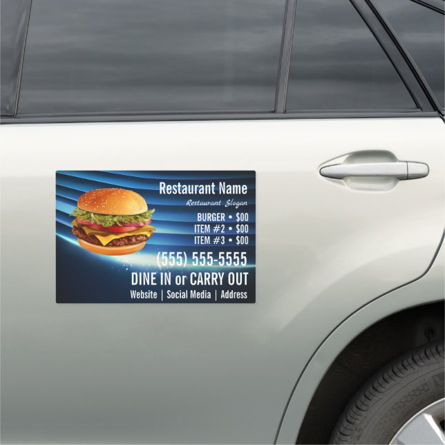 Burger Car Magnet (In Situ)