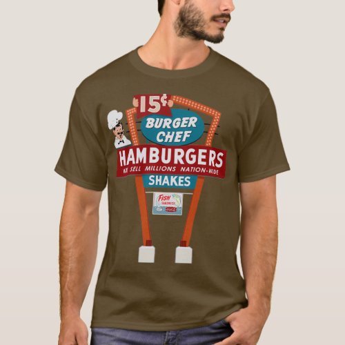 Burger Chef Marquee  T_Shirt