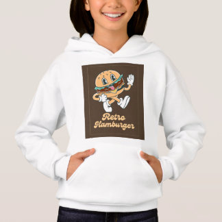 BURGER DESIGN T-SHIRT HOODIE