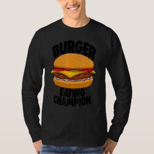 Burger Eating Champion   Burger Tees Women Foodie