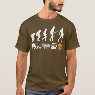 Burger Evolution, Cheeseburger Fast Food Barbecue  T-Shirt