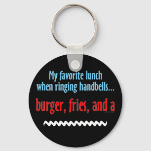 Burger, Fries and a Shake Keychain