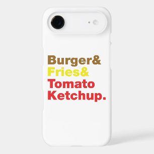 Burger & Fries & Tomato Ketchup. iPhone 17 Air Case