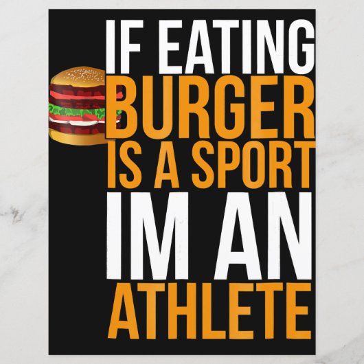 Burger Hamburger BBQ Humor Funny Pun Gift Idea (Front)