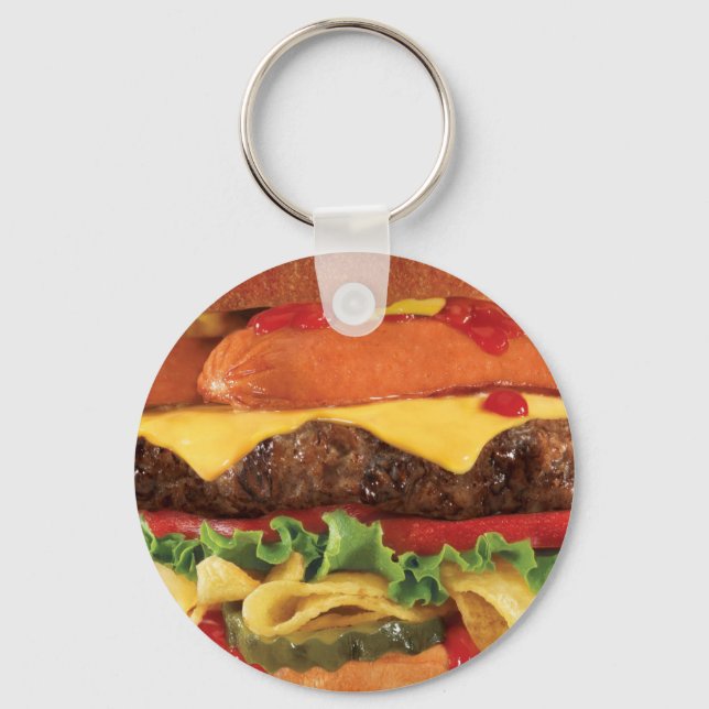 burger keychain (Front)