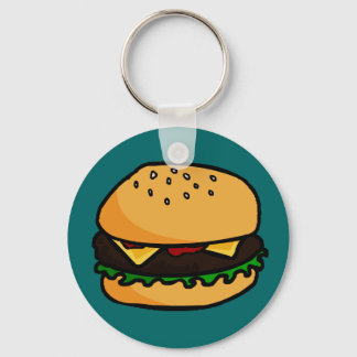 Burger keychain