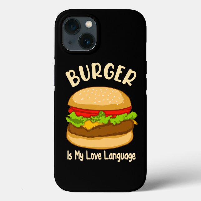 Burger Love Language Case-Mate iPhone Case (Back)