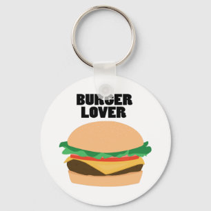 Burger Lover Keychain