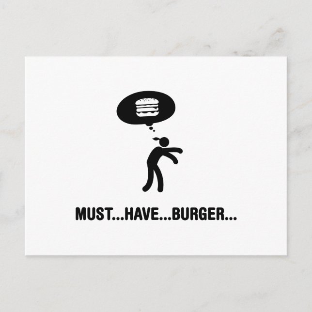 Burger Lover Postcard (Front)