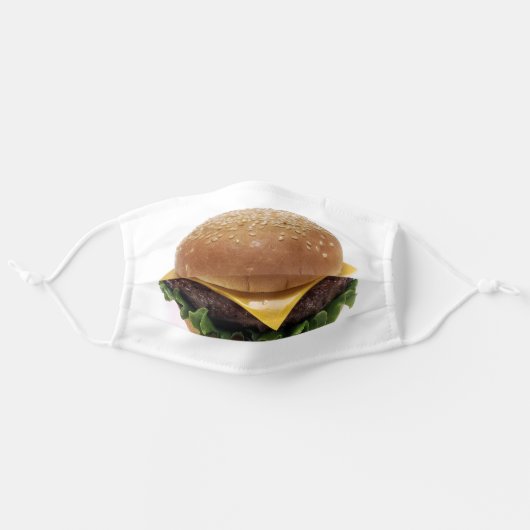 Burger Mask (Front, Unfolded)