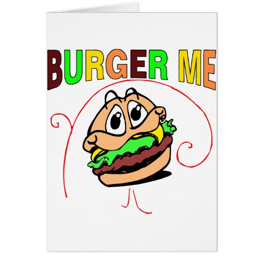 Burger Me Cards (Front)