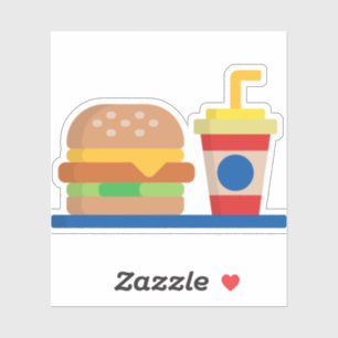 Burger Meal Sticker