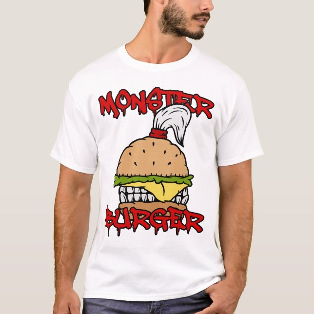 Burger Monster T-Shirt (Front)