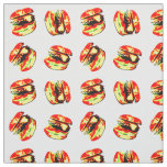 Burger Pattern Fabric