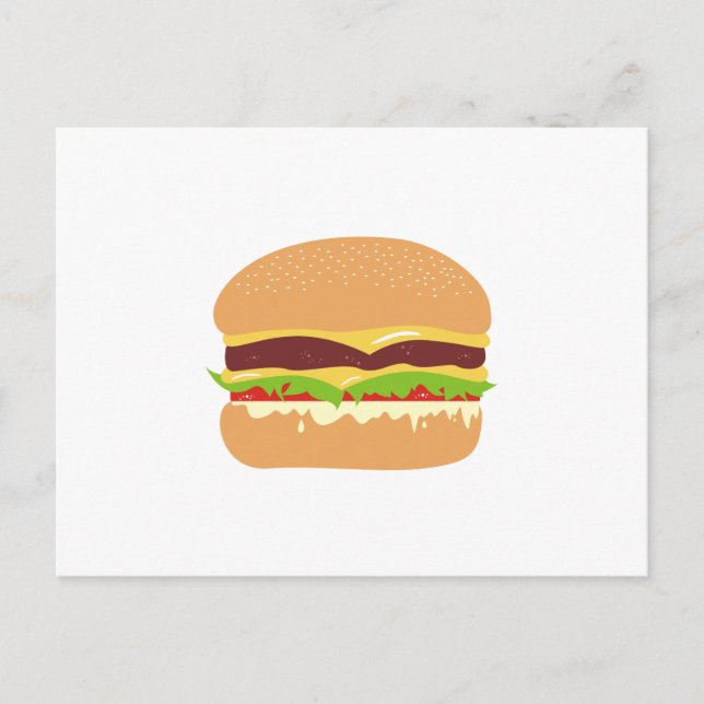 burger postcard (Front)