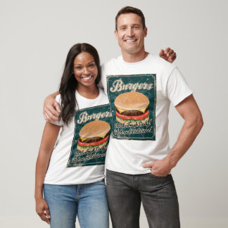 Burger Retro T-Shirt