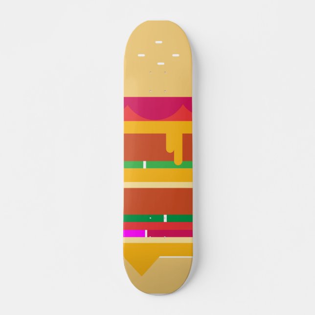 BURGER SKATEBOARD DECK (Front)
