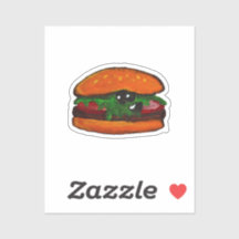 Burger Sticker