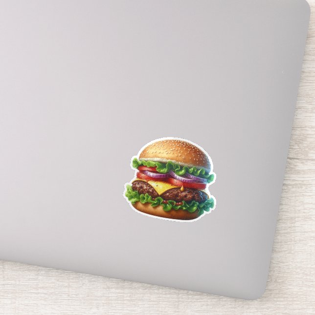 Burger  sticker (Detail)