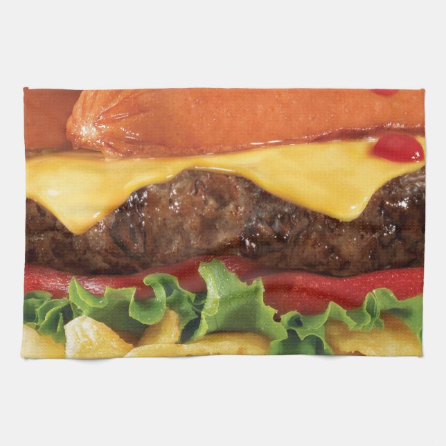 burger towel (Horizontal)