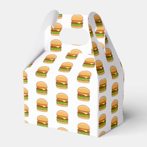  Burger Vector Illustration Favor Boxes