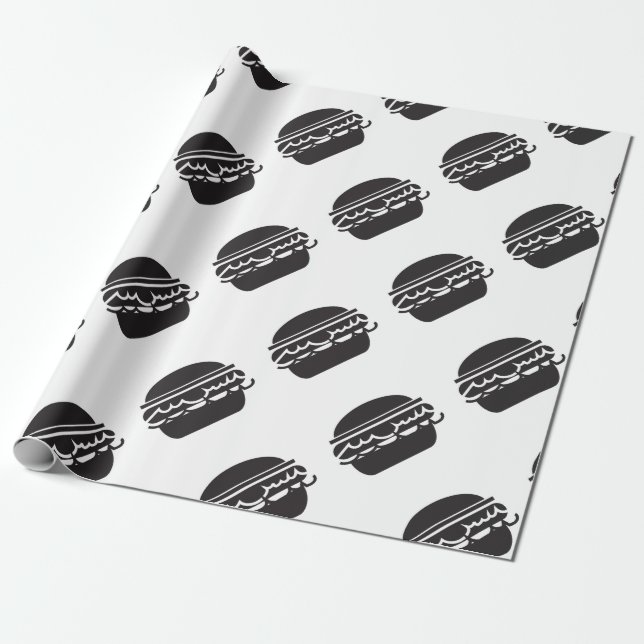 Burger Wrapping Paper (Unrolled)
