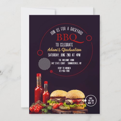 Burgers BBQ Invitation