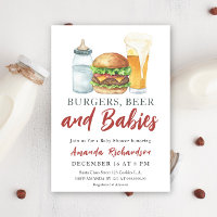 Burgers, BEER and Baby - Baby Shower