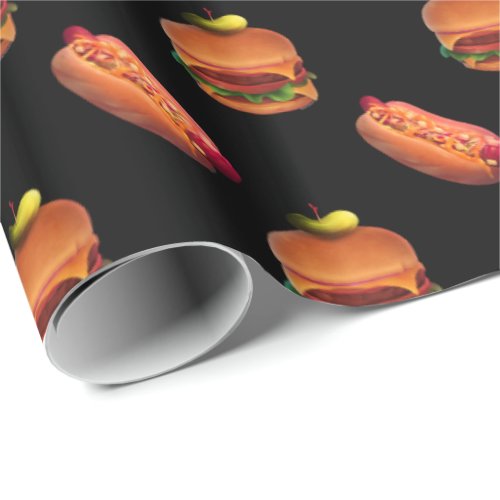 Burgers n Dogs Wrapping Paper