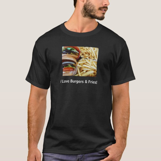 Burgers n Fries T-Shirt (Front)