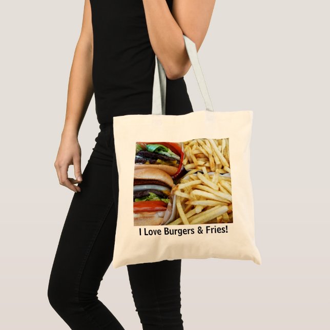 Burgers n Fries Tote Bag (Front (Product))