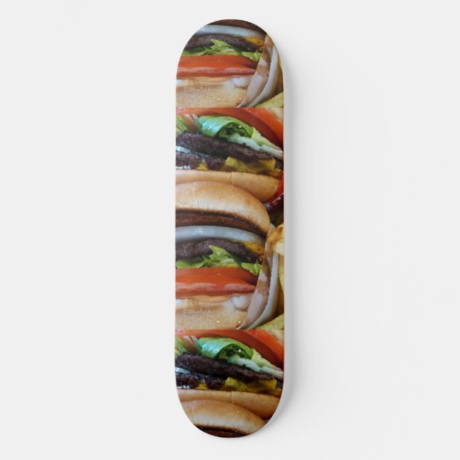 Burgers Skateboard Deck (Front)