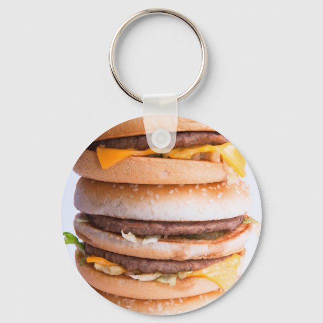 Burgers Stack Keychain (Front)