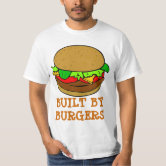 Double Deluxe Hamburger with Cheese T-Shirt | Zazzle
