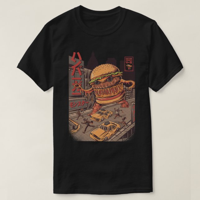 BurgerZilla  T-Shirt (Design Front)