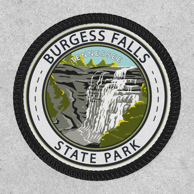 Burgess Falls State Park Tennessee Badge (Front)