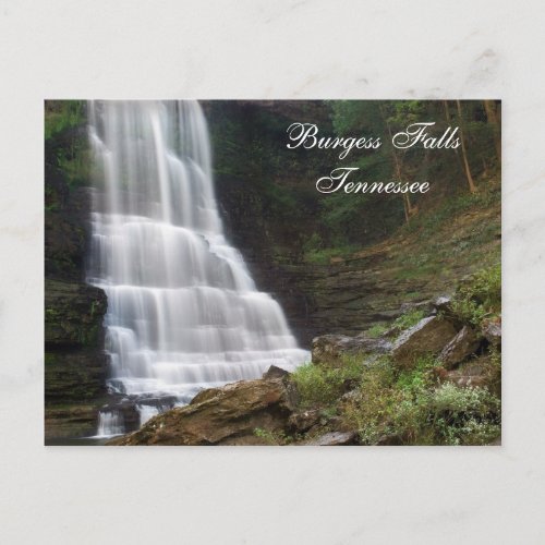 Burgess Falls TN  Postcard