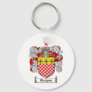 BURGESS FAMILY CREST -  BURGESS COAT OF ARMS KEYCHAIN