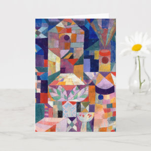 Burggarten (Castle Garden) - Paul Klee - Card