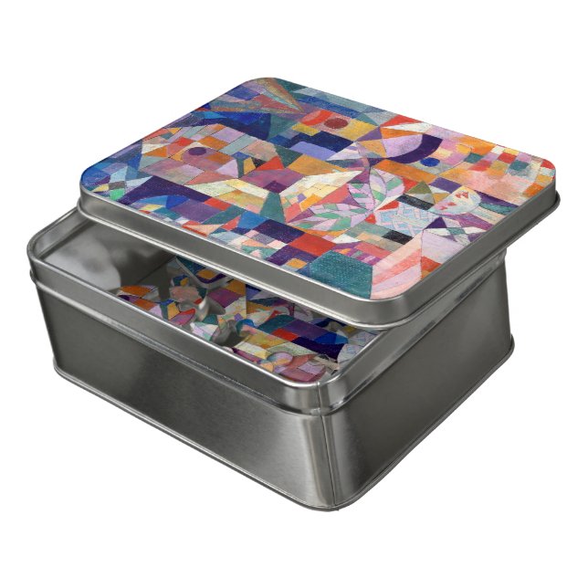Burggarten (Castle Garden) - Paul Klee - Jigsaw Puzzle (Lid Open)