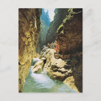 Burggraben-Klamm waterfall Postcard