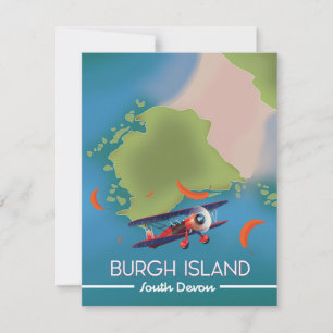 Burgh Island Devon travel map