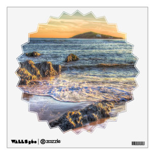 Burgh Island from Bantham at Sundown... Wall Decal